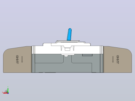 NM5-400 3P塑料外壳式断路器三维模型202209后视缩略图