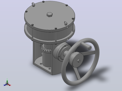 双作用执行机构-SM侧装手轮机构[ZH400DA-1P]
