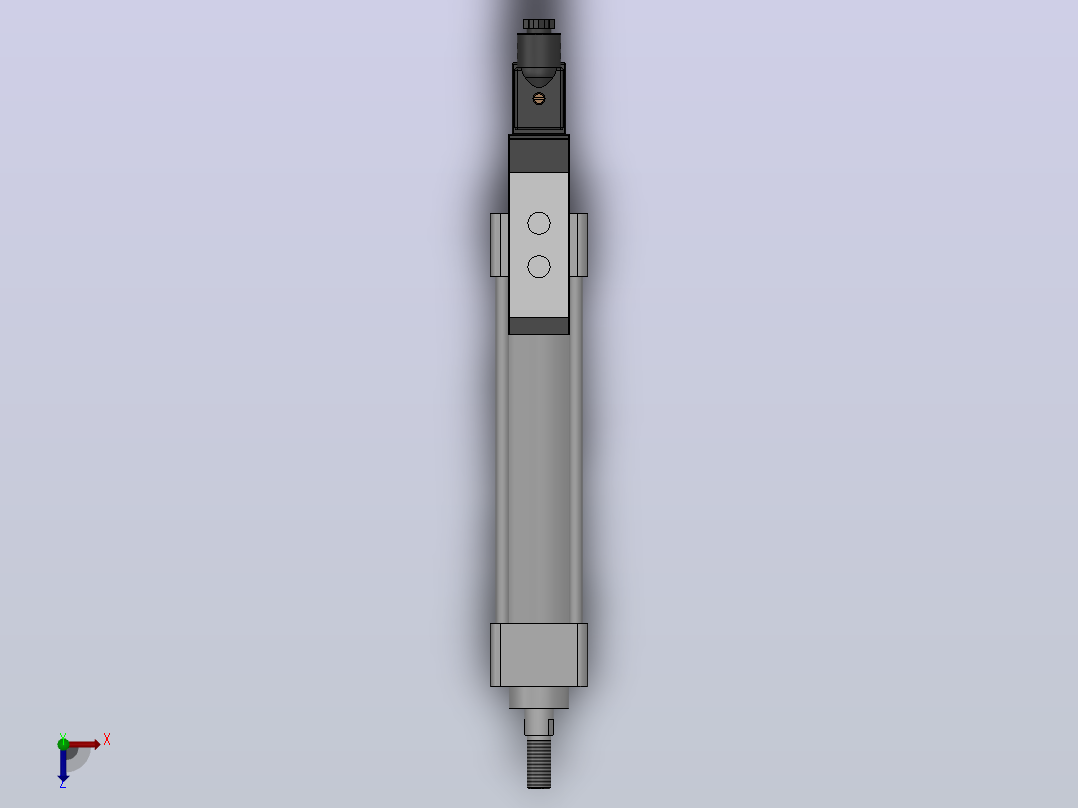 单作用气缸（XQGA（B）F系列）[XQGBFD-32×50]俯视图