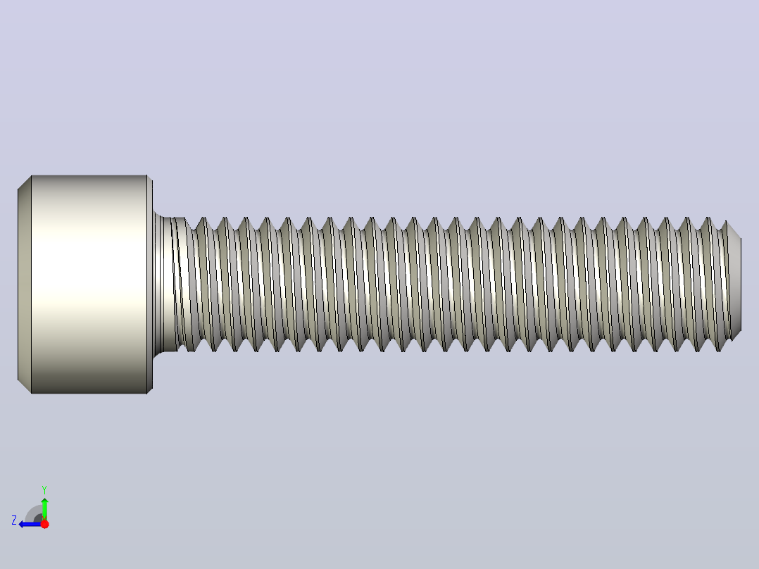 DIN_EN_ISO_4762_M8x35.ipt内六角螺钉右视图