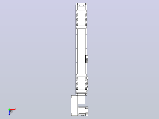皮带直线轴双滑块型TPA-GCBS-80-P60-L150-QL-M20-N3俯视缩略图