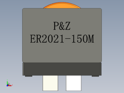 PZ-ER2021系列扁平电线高电流电感器前视缩略图