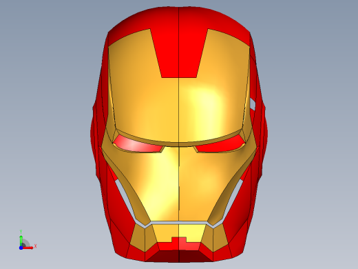 Iron Man面具前视缩略图