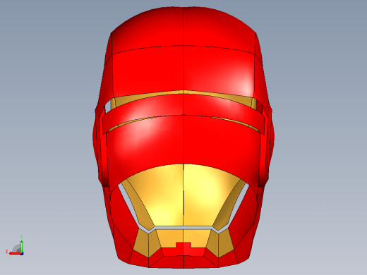 Iron Man面具后视缩略图