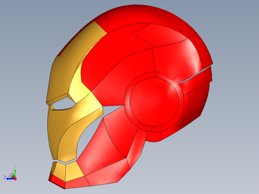 Iron Man面具右视缩略图