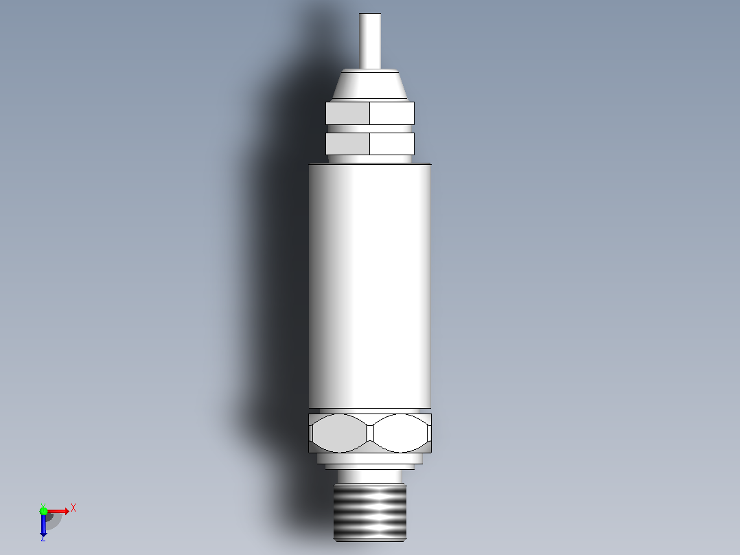 FST800-217压力温度一体化变送器[FST800-217(直接引线)]俯视图