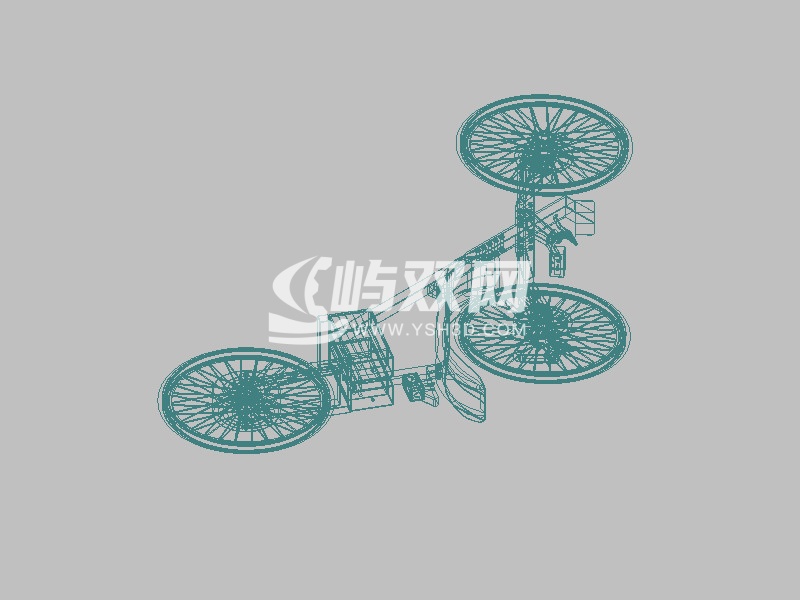 三轮手摇车原型