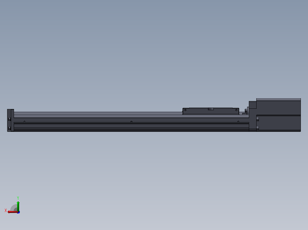 THK模组KR45H 20A+440L后视图