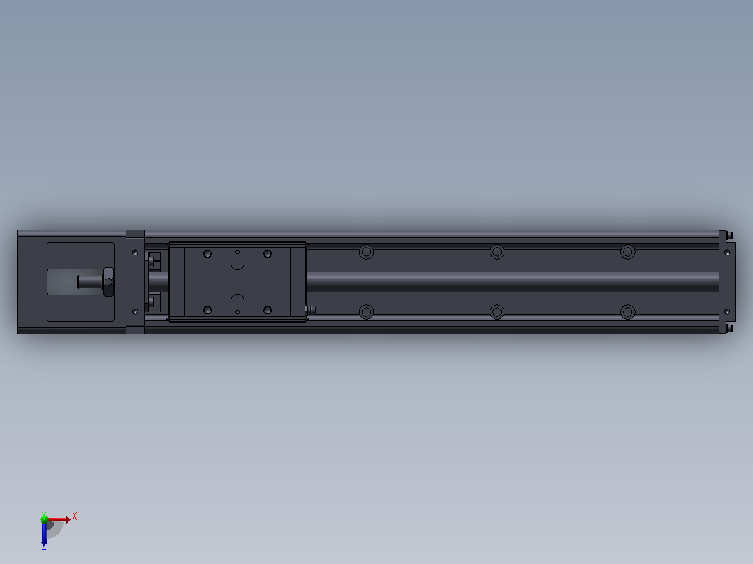 THK模组KR45H 20A+440L俯视图