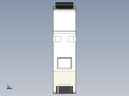 单极断路器BH D-1P三菱电机左视缩略图