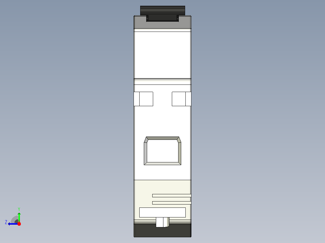 单极断路器BH D-1P三菱电机右视图