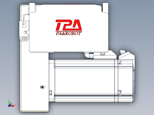 皮带直线轴半封闭可选导轨TPA-HNB-110D-90-L1750-RP-C-P40-N3前视缩略图