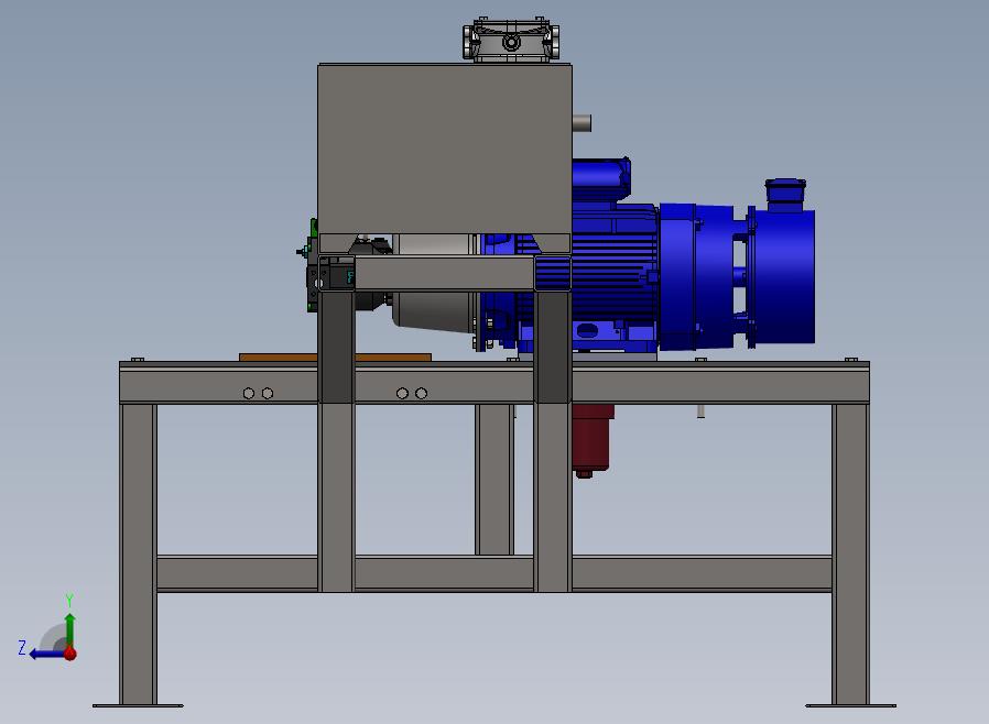 A30-小型液压试验台右视图