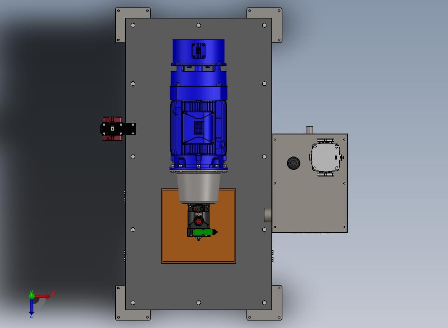 A30-小型液压试验台俯视图