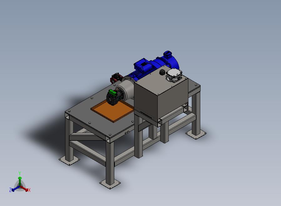 A30-小型液压试验台正等轴测图