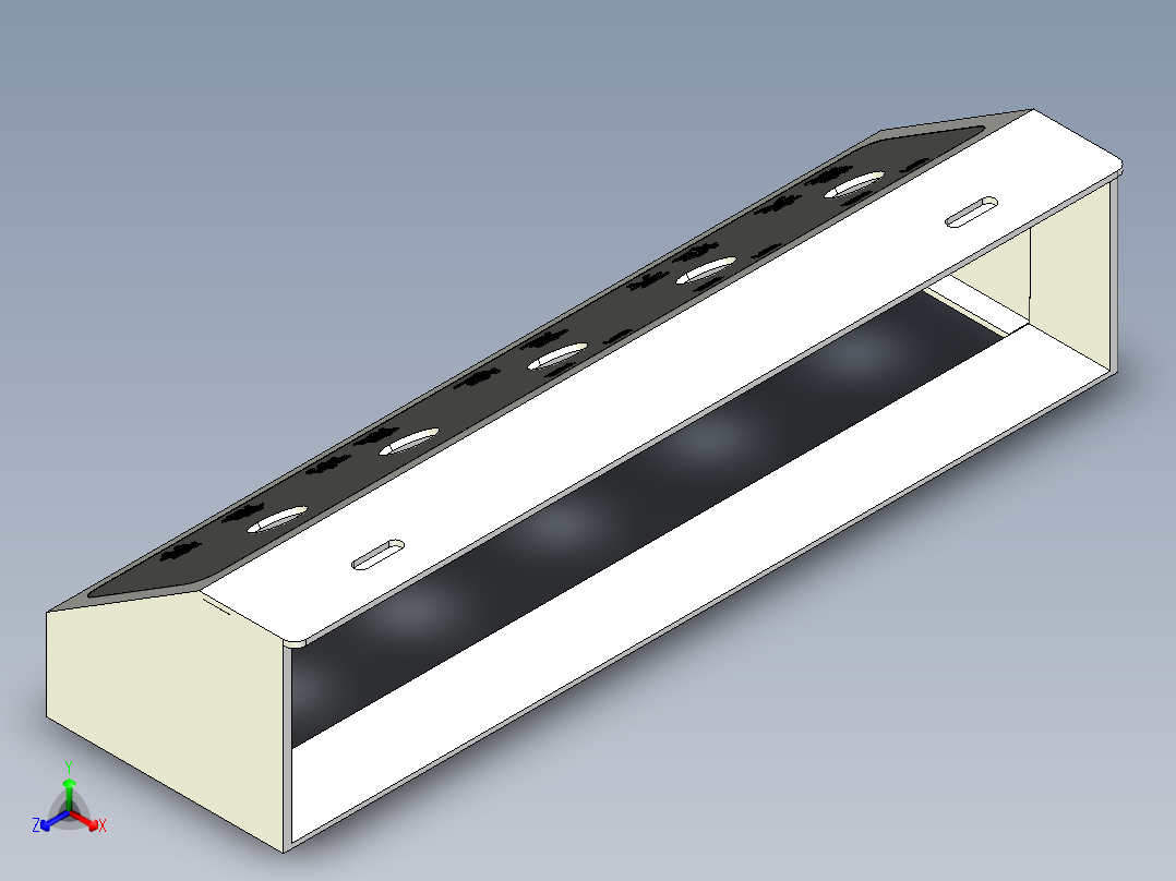 激光焊接气动工装夹具(UG)正等轴测图
