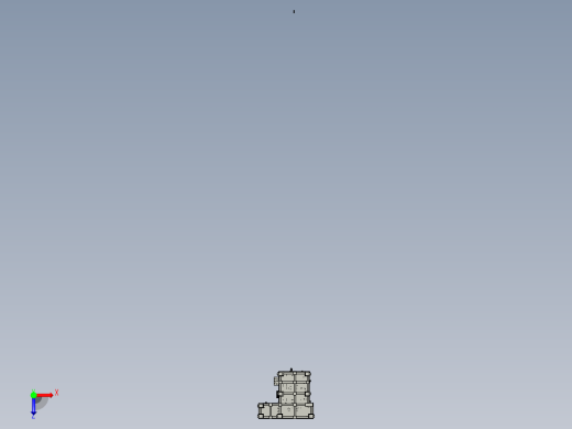 卡车驾驶室车门焊接夹具（汽车焊装夹具设计）俯视缩略图