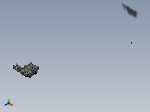 卡车驾驶室车门焊接夹具（汽车焊装夹具设计）正等轴测缩略图