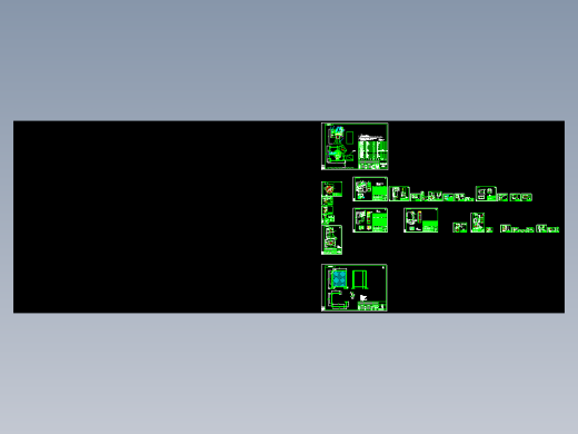 乒乓球拍手柄加工设备 全套36张CAD