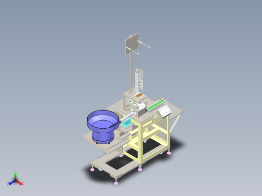 PIN压入机3D模型