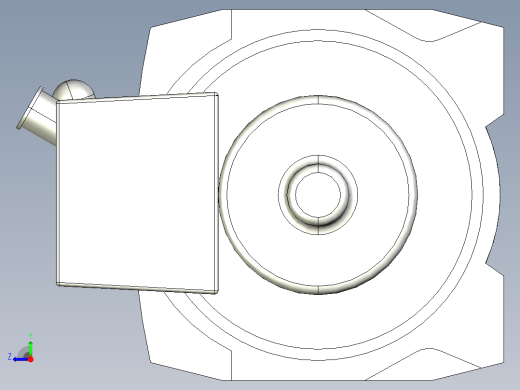 AUTOCAD工业用绞车设计右视缩略图