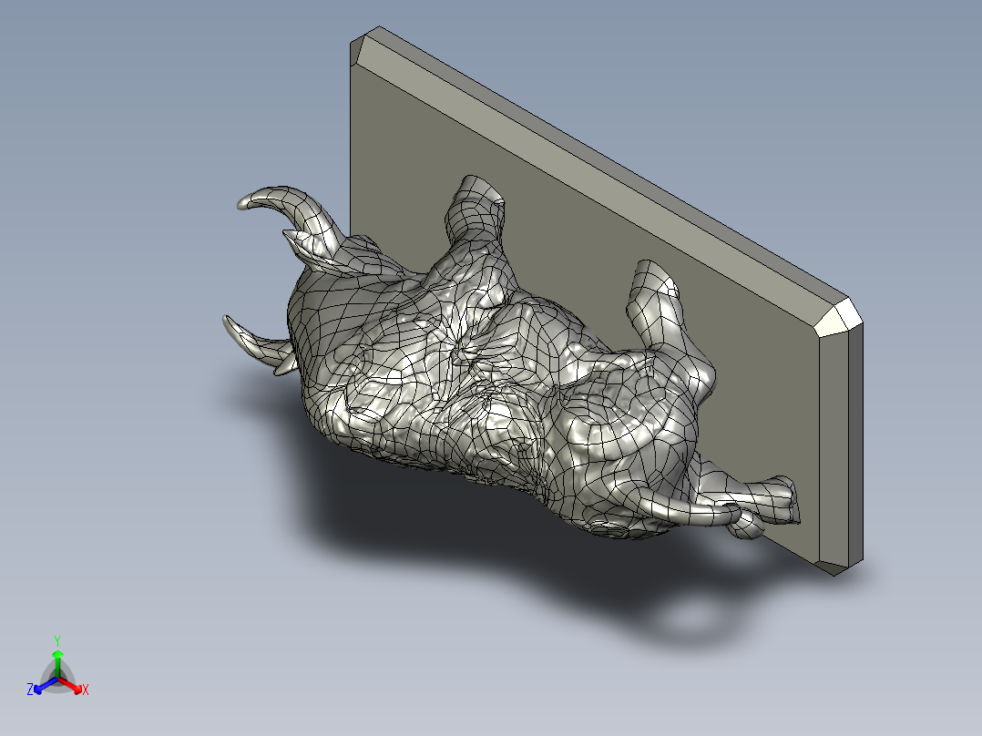 大财牛实体正等轴测图