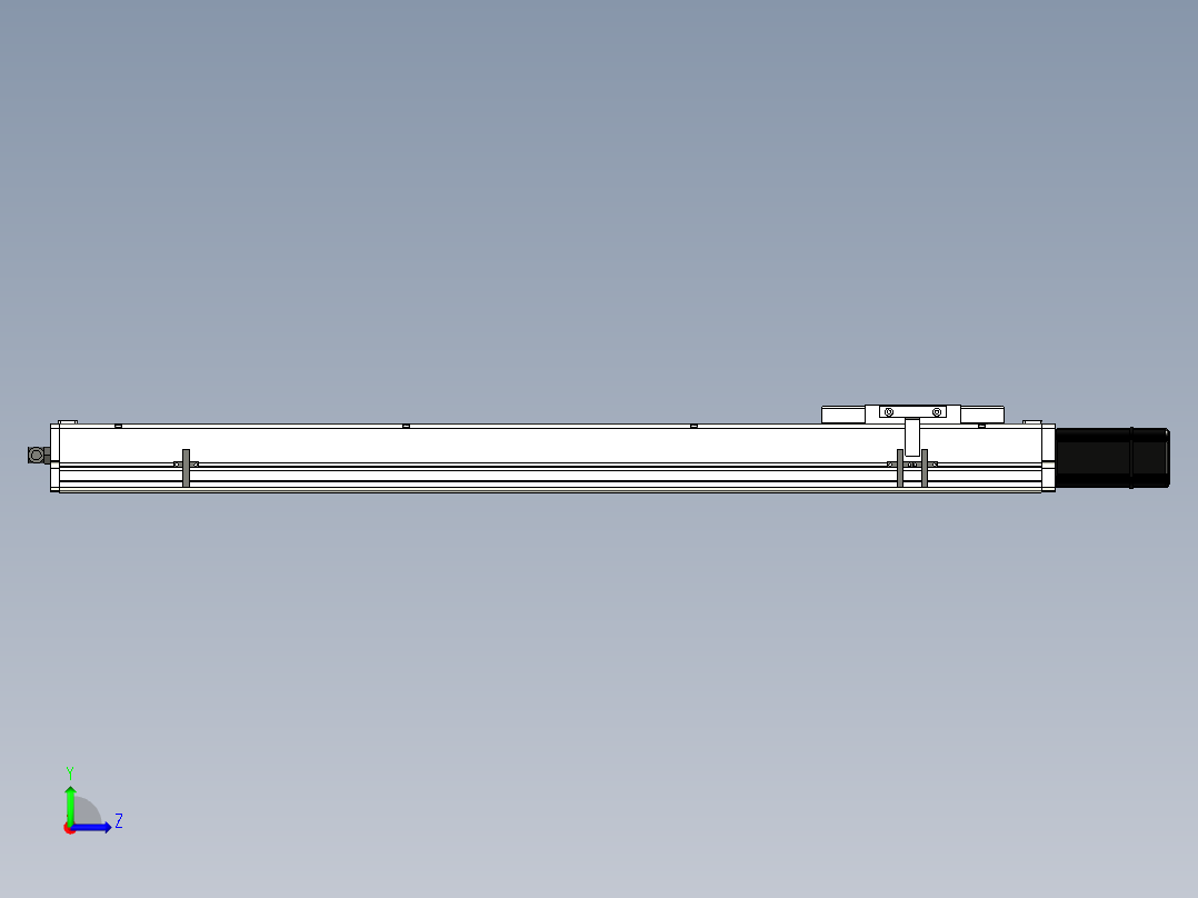 Toyo东佑达直线模组-ECH14-750-BC-M40-C4反左视图