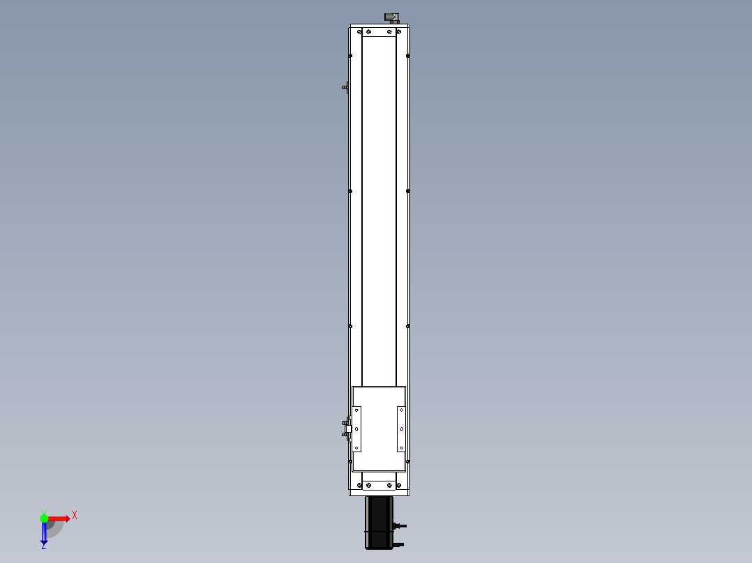 Toyo东佑达直线模组-ECH14-750-BC-M40-C4反俯视图