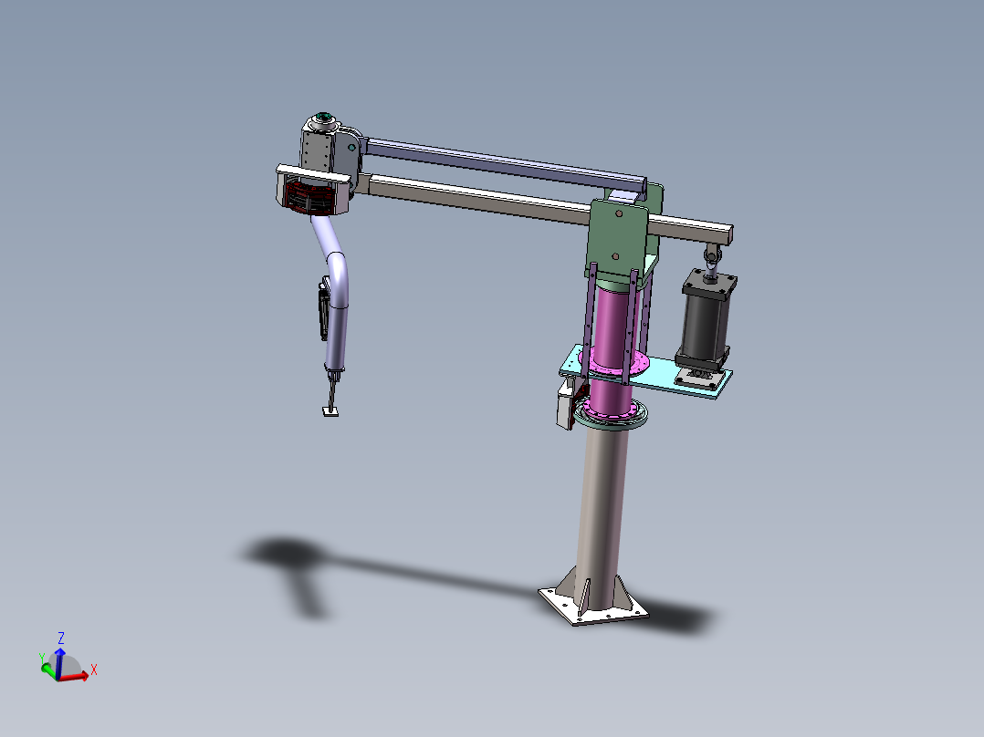 两套助力机械人杠杆力臂型机械手助力机器人3d图纸