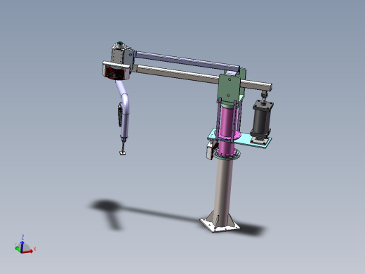 两套助力机械人杠杆力臂型机械手助力机器人3d图纸