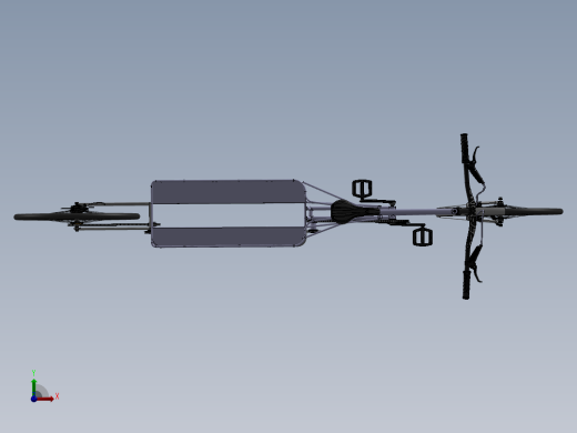 能储量的自行车3D数模图纸 STEP格式前视缩略图