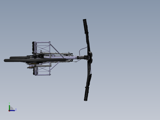 能储量的自行车3D数模图纸 STEP格式左视缩略图