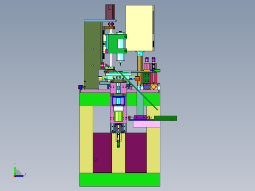 五金螺母自动高速打孔机左视缩略图
