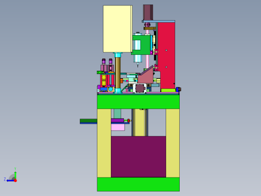 五金螺母自动高速打孔机右视缩略图