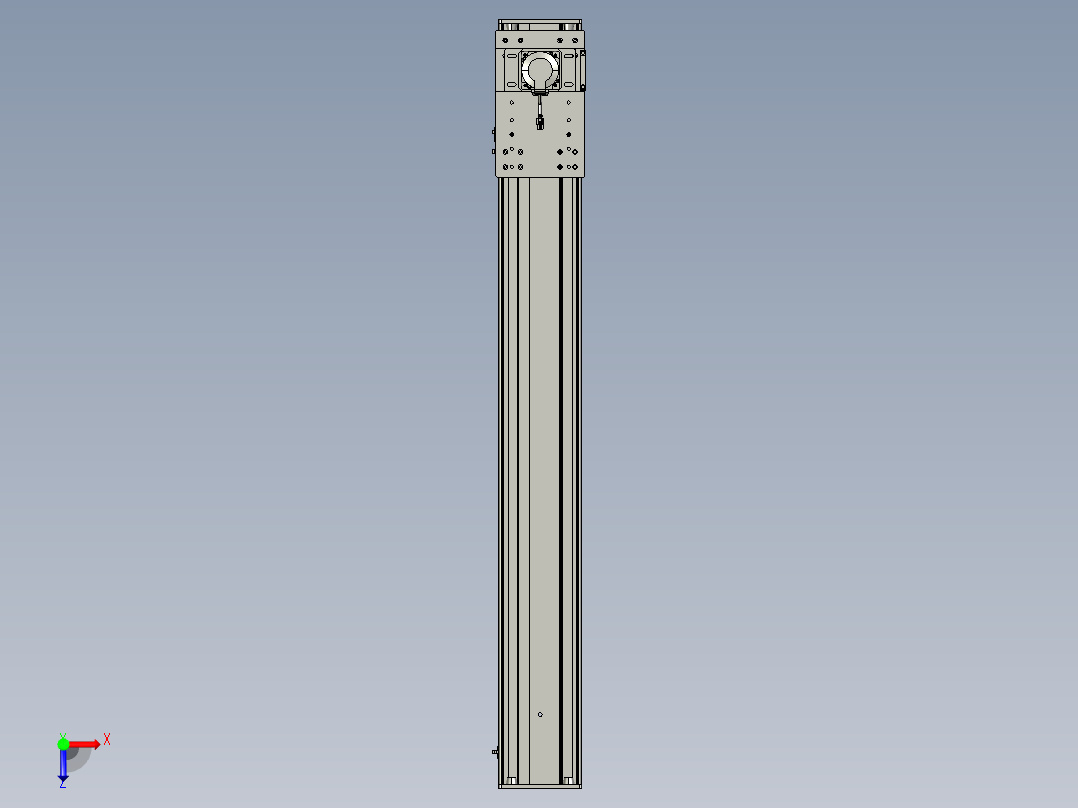东锦齿条传动DH175G-L167-S1250-BU-减速机+750W俯视图