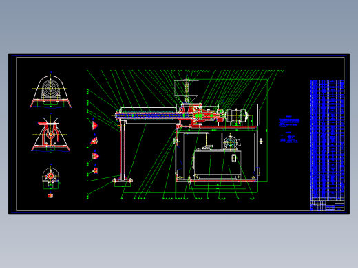 JX415-液压驱动单螺杆挤出机设计【螺杆直径D45】SJ-45挤压机