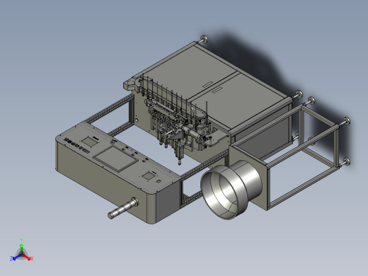 全自动USB焊锡机正等轴测缩略图