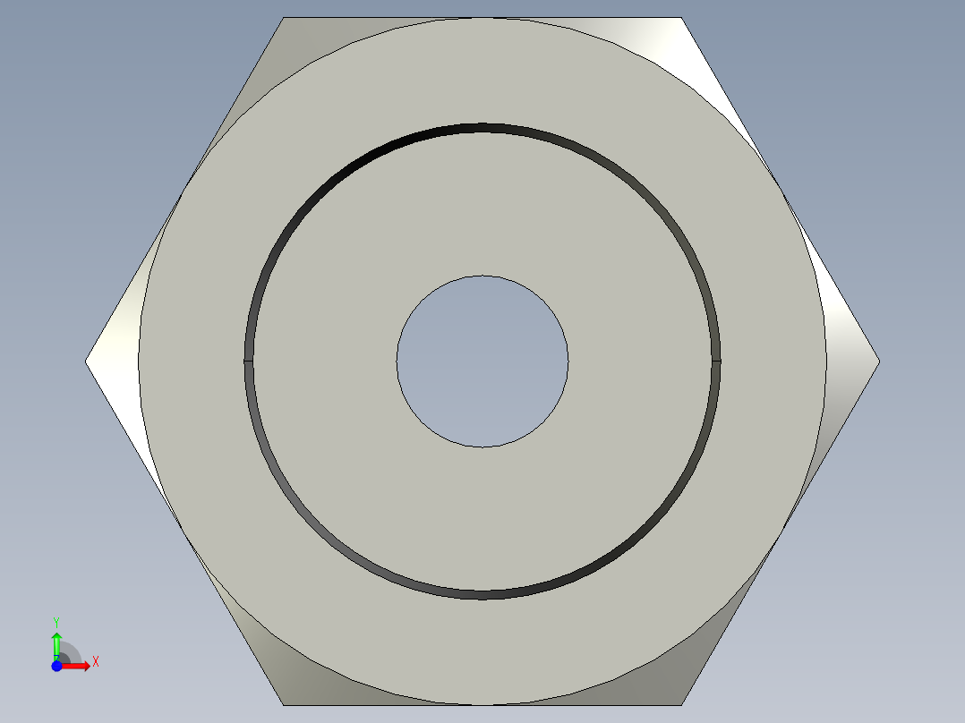 卡套式工业通用硬管接头6-8_gbu-s前视图