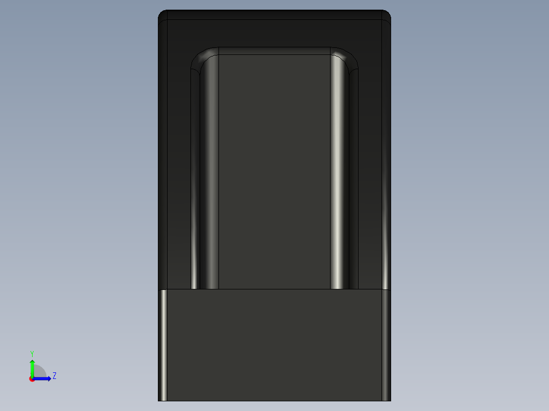 型材-KJN 122 BRIDGE HANDLE KJN525480左视图