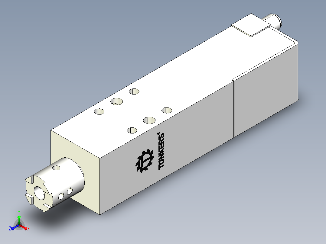 德克斯TUNKERS气缸数模SZK_30_B_40_T12_TUENKERS主视图