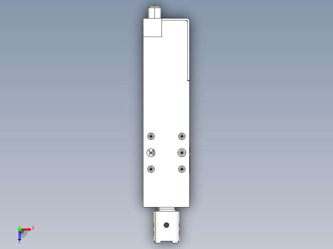 德克斯TUNKERS气缸数模SZK_30_B_40_T12_TUENKERS俯视图