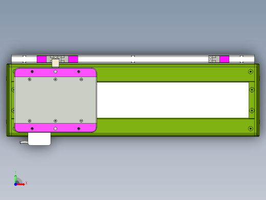 威洛博LC系列3d模型模组LC14S1Y-S300前视缩略图
