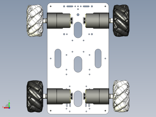 麦克纳姆轮智能小车后视缩略图