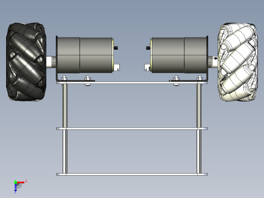 麦克纳姆轮智能小车俯视缩略图