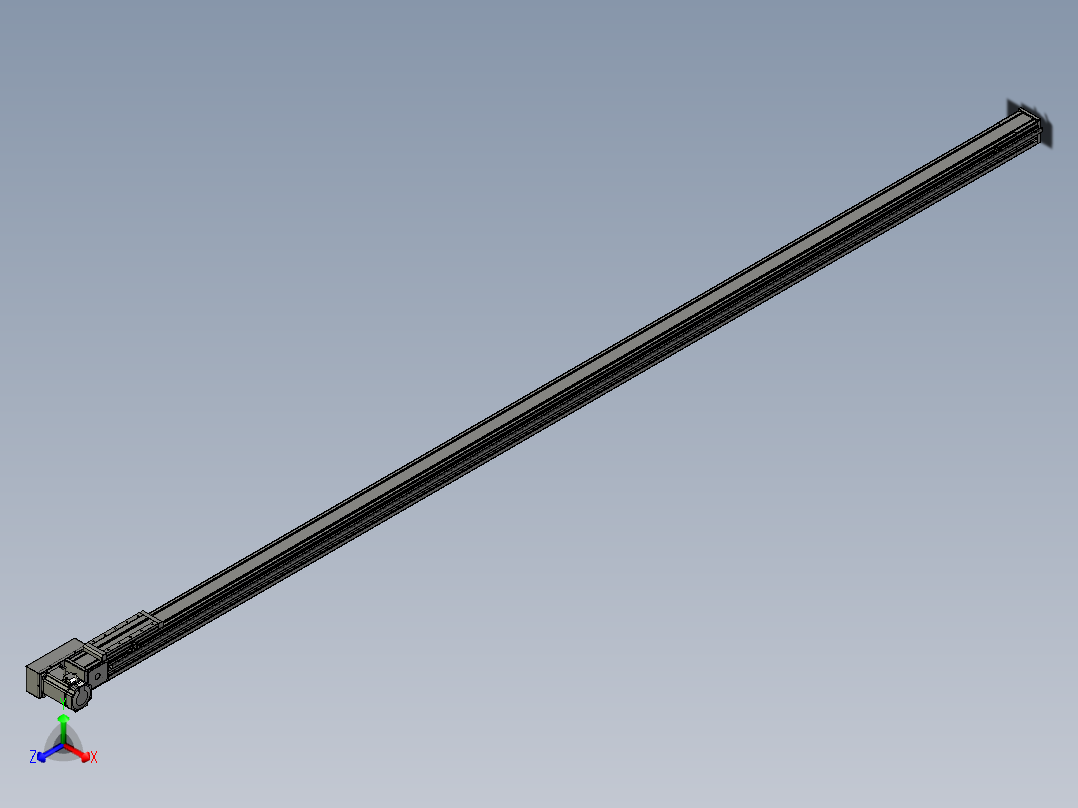 欧规系列-LB8-L75-S3500-BR-ZP75-C3正等轴测图