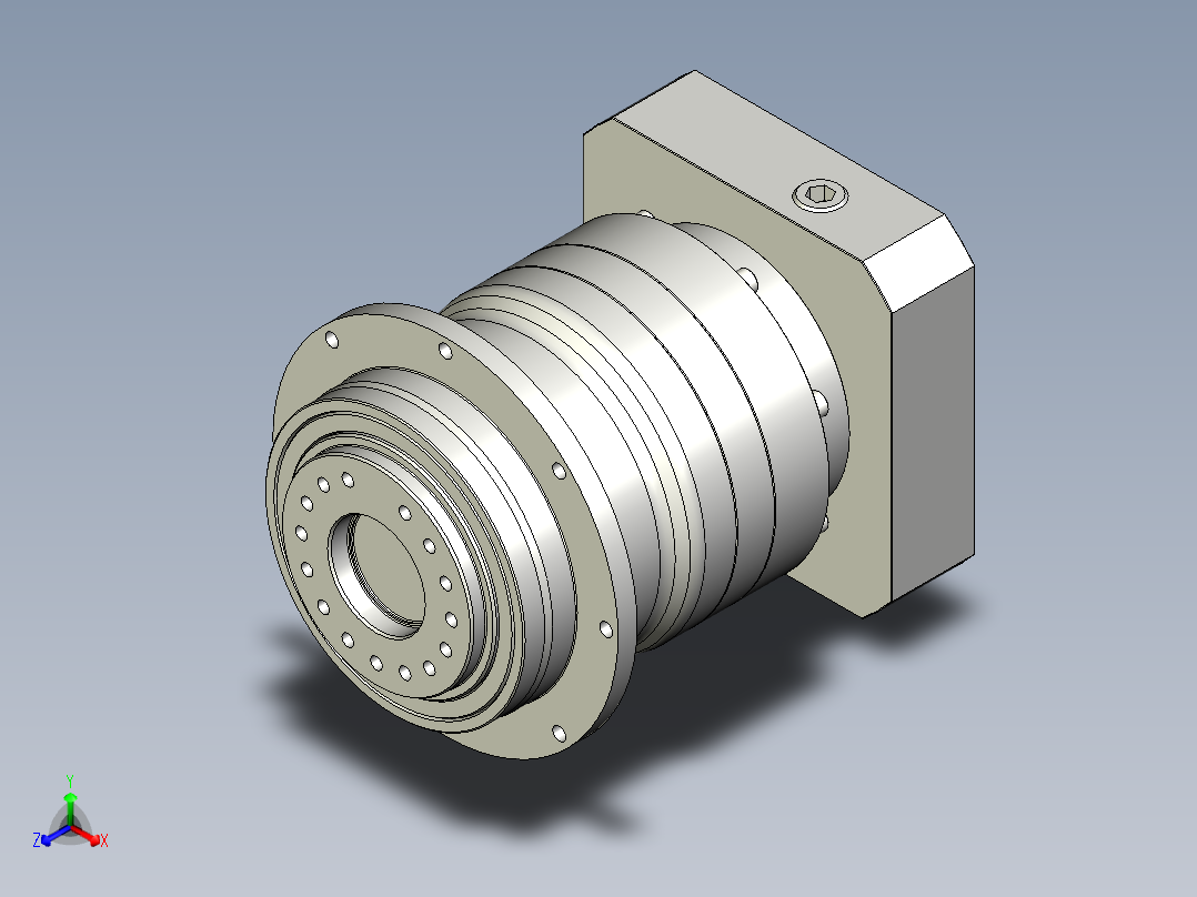 多摩川行星减速机TD-110-L2-24HA24主视图