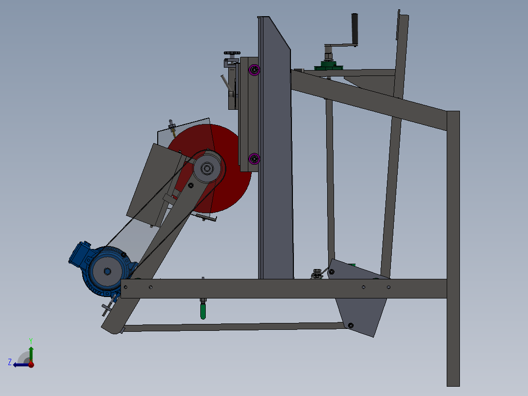 QG1 切割机右视图