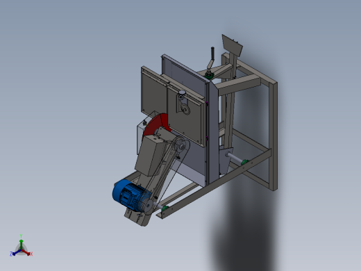 QG1 切割机正等轴测缩略图