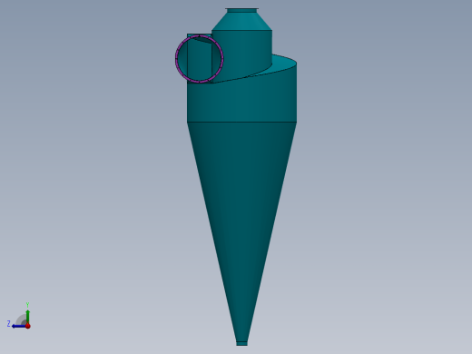 D1500旋风除尘器右视缩略图