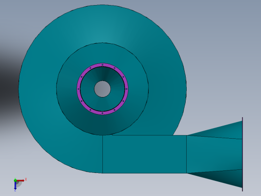 D1500旋风除尘器俯视缩略图